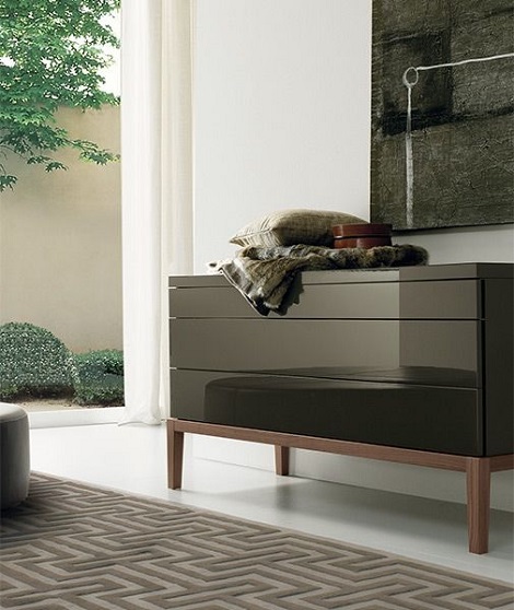 Jesse_commode_hoogglans_design_Italie_125 cm. breed_poot_eiken_wenge